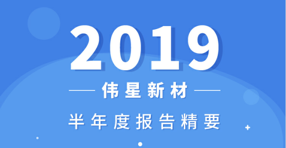 一图看懂pg电子新材2019半年度报告